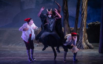 Una escena dels Els Pastorets, una de les obres més populars de la Joventut de La Faràndula | Roger Benet